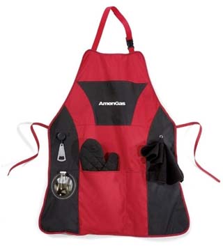Red Grill Master Apron Kit