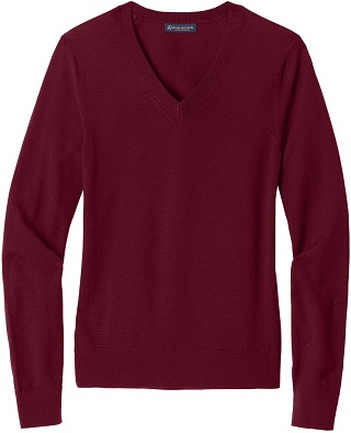 Ladies' Washable Merino V-Neck Sweater