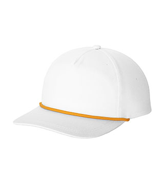 Snapback Five-Panel Rope Cap