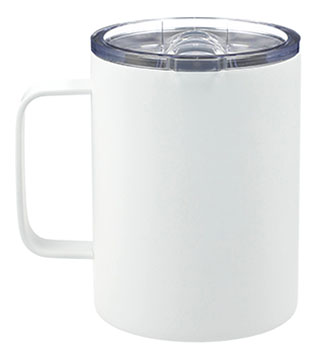ICOL-B-060 - 14oz Insulated Camp Mug - White