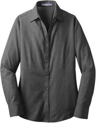 Ladies' Cross Hatch  Button Down