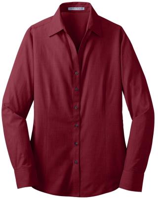 L640A - Ladies' Cross Hatch  Button Down