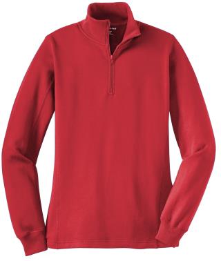 LST253 - Ladies' 1/4-Zip Sweatshirt