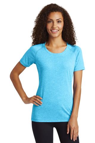 Ladies' Tri-Blend Wicking Scoop Neck Tee