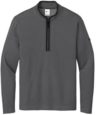 NKDX6702 - Textured 1/2-Zip Cover-Up