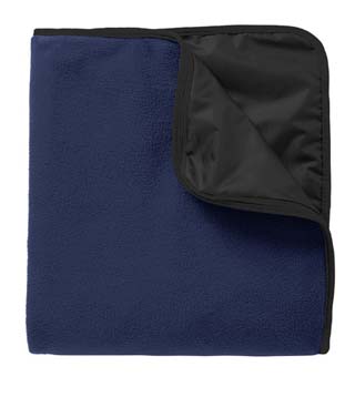 Fleece & Poly Travel Blanket
